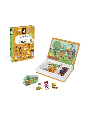 Janod Magnetna knjiga - Godišnja doba