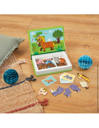 Janod Magnetna knjiga - Životinje