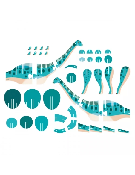 Janod Slagalica 3D puzzle - Diplodocus