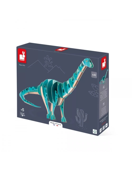 Janod Slagalica 3D puzzle - Diplodocus