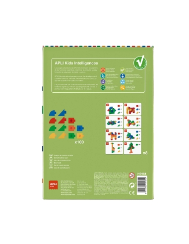 Apli Konstrukcijski set - Uklapajuće kockice (100 kom)