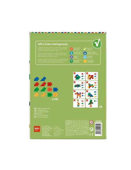 Apli Konstrukcijski set - Uklapajuće kockice (100 kom)