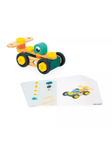 Janod Konkstrukcijski set - Brico'Kids drveni (100 kom)