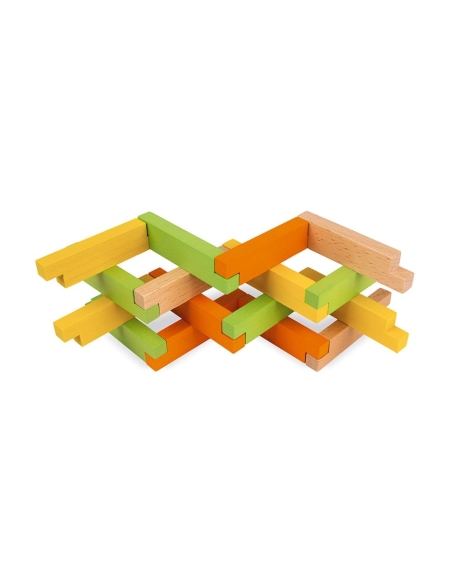 Janod Konstrukcijski set - Drvnveni blokovi (60 kom)