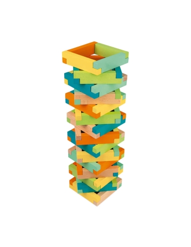 Janod Konstrukcijski set - Drveni blokovi (60 kom)