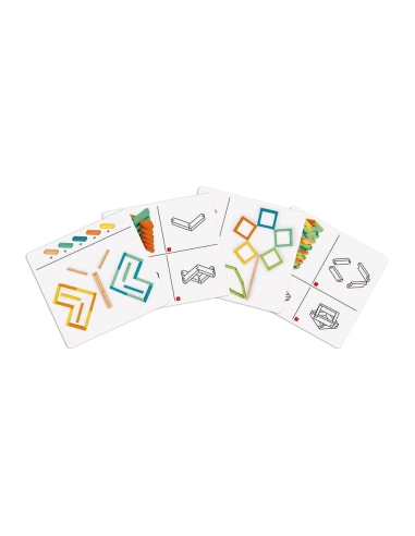 Janod Konstrukcijski set - Drvnveni blokovi (60 kom)