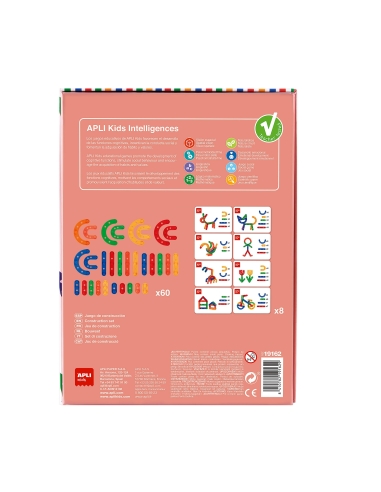 Apli Konstrukcijski set - Kreativni graditelj (60 kom)