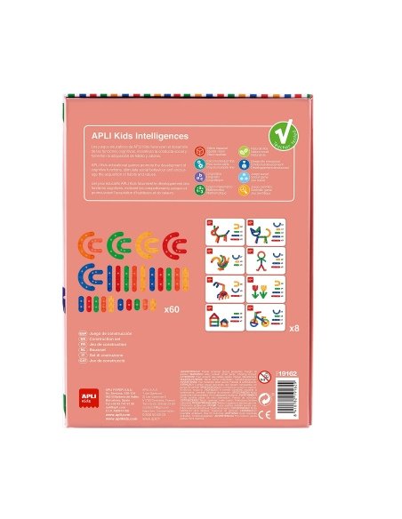 Apli Konstrukcijski set - Kreativni graditelj (60 kom)