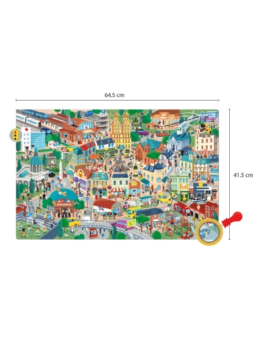 Apli Puzzle opservacijske - Grad (104 kom)