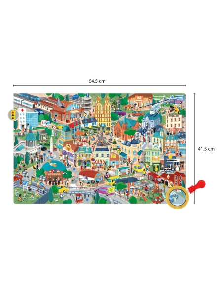 Apli Puzzle opservacijske - Grad (104 kom)