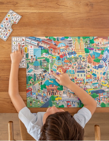 Apli Puzzle opservacijske - Grad (104 kom)