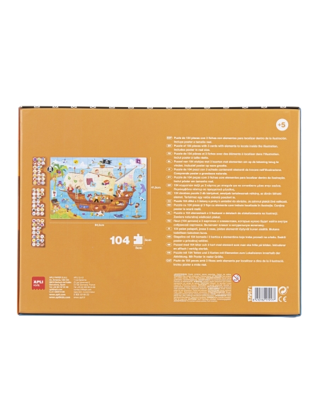 Apli Puzzle opservacijske - Gusarski brod (104 kom)