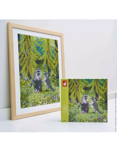 Janod Puzzle - Banda rakuna (500 kom)