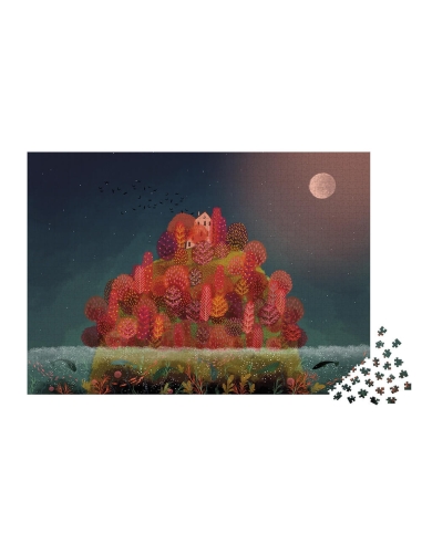 Janod Puzzle - Crvena jesen (2000 kom)