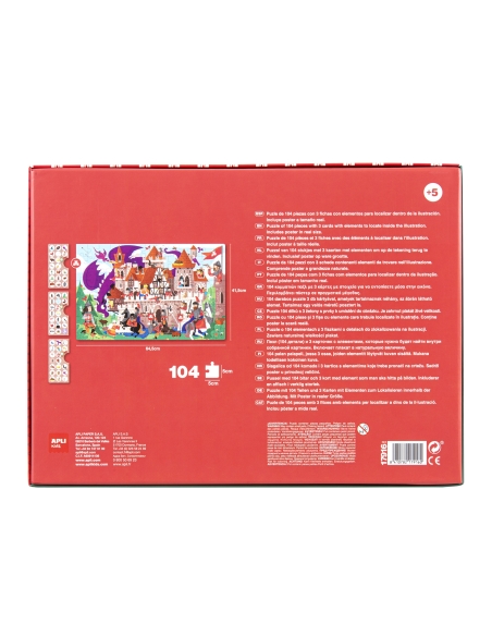 Apli Puzzle opservacijske - Dvorac (104 kom)