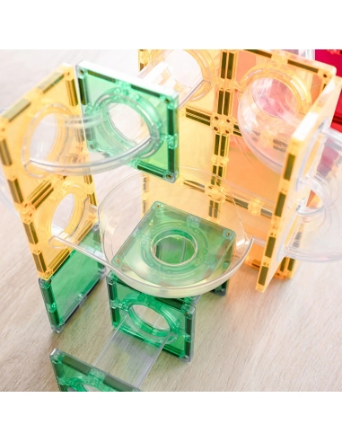 Connetix Tiles – Rainbow Ball Run Expansion set (66 kom)