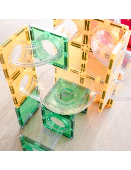 Connetix Tiles – Rainbow Ball Run Expansion set (66 kom)