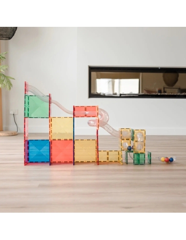 Connetix Tiles – Rainbow Ball Run Expansion set (66 kom)