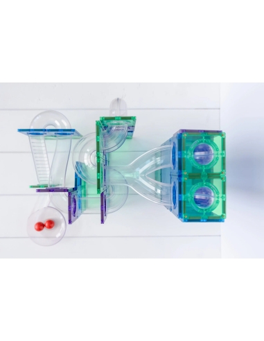 Connetix Tiles – Rainbow Ball Run set (92 kom)