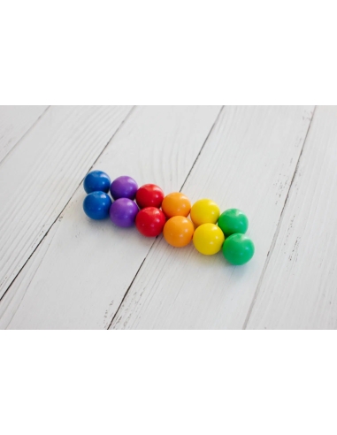 Connetix Tiles – Rainbow Ball Run Replacement set (12 kom)