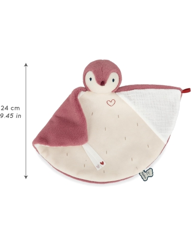 Kaloo Tješilica Doudou pingvin roza