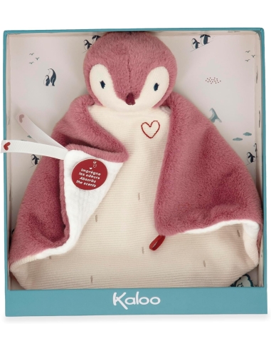 Kaloo Tješilica Doudou pingvin roza