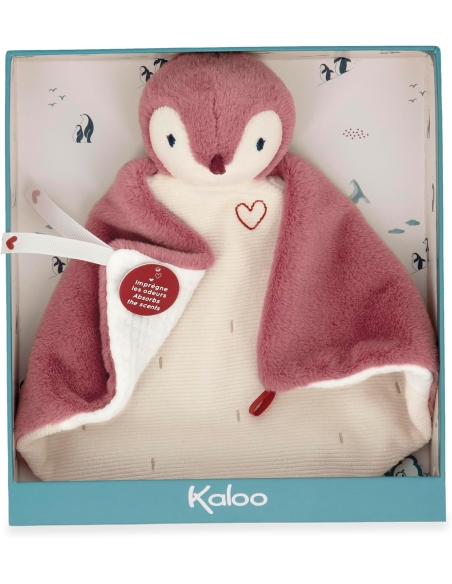 Kaloo Tješilica Doudou pingvin roza