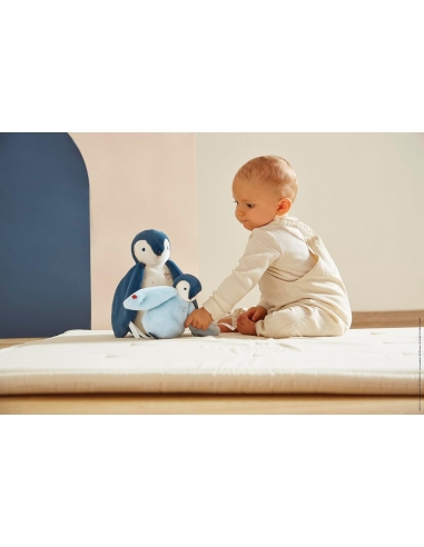 Kaloo Plišanac Cuddle pingvin plava