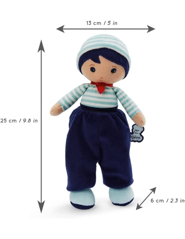 Kaloo Lutka platnena Lucas (25 cm)