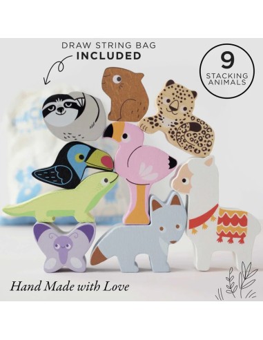 Le Toy Van Andes Wooden Animal Stacking Toy