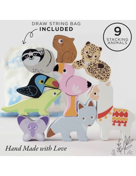Le Toy Van Andes Wooden Animal Stacking Toy