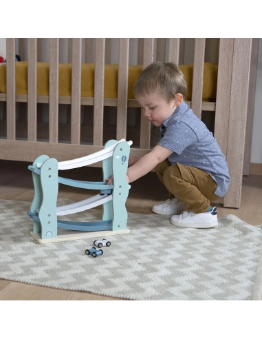 Label Label Drvena trkaća staza – Car slider Green