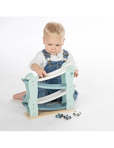 Label Label Drvena trkaća staza – Car slider Green