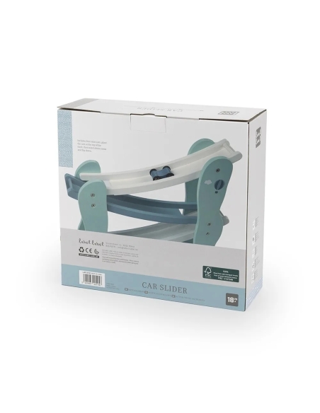 Label Label Drvena trkaća staza – Car slider Green