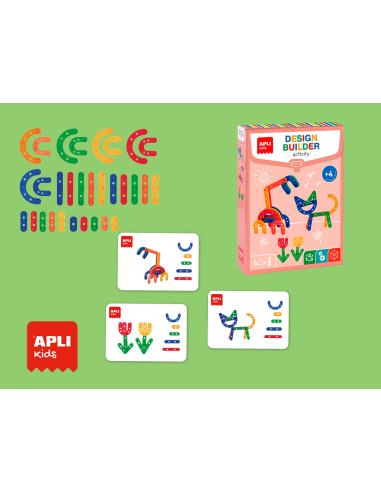Apli Konstrukcijski set - Kreativni graditelj (60 kom)
