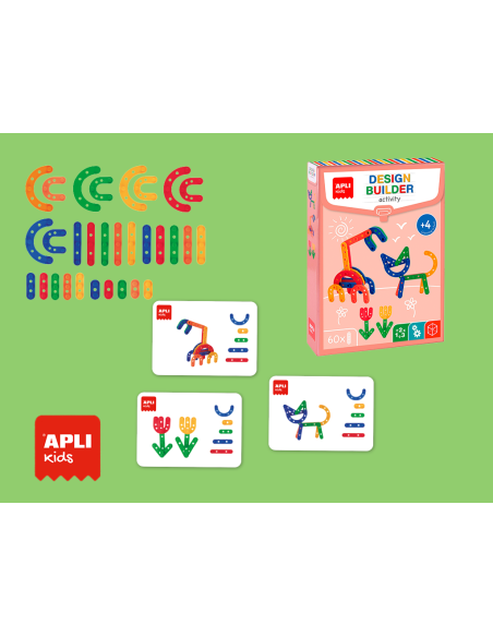 Apli Konstrukcijski set - Kreativni graditelj (60 kom)