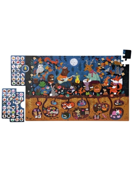 Apli Puzzle opservacijske - Šuma (104 kom)