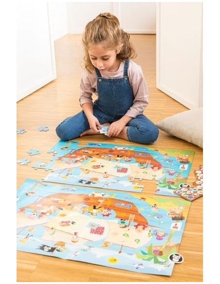 Apli Puzzle opservacijske - Gusarski brod (104 kom)