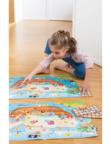 Apli Puzzle opservacijske - Gusarski brod (104 kom)