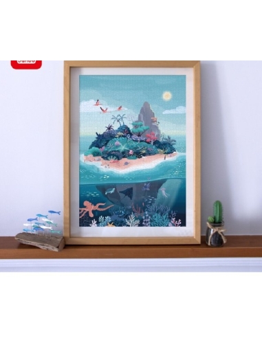 Janod Puzzle - Mistični otok (2000 kom)