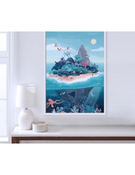 Janod Puzzle - Mistični otok (2000 kom)