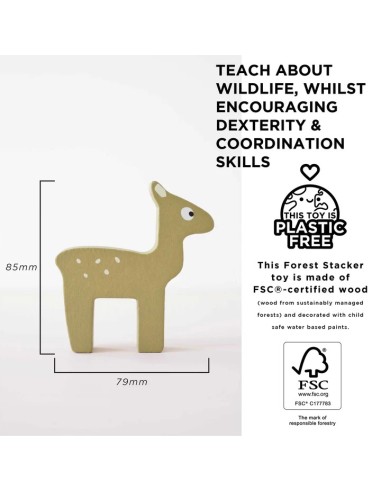 Le Toy Van Drvene životinjice za slaganje – Šumski svijet