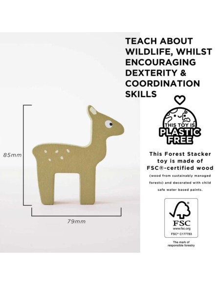 Le Toy Van Drvene životinjice za slaganje – Šumski svijet