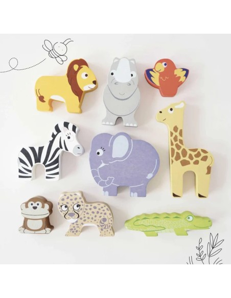 Le Toy Van Africa Wooden Animal Stacking Toy