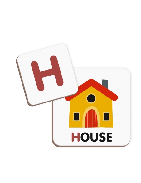 Janod Magnetna knjiga - Slova (engleska abeceda)