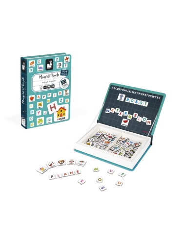 Janod Magnetna knjiga - Slova (engleska abeceda)