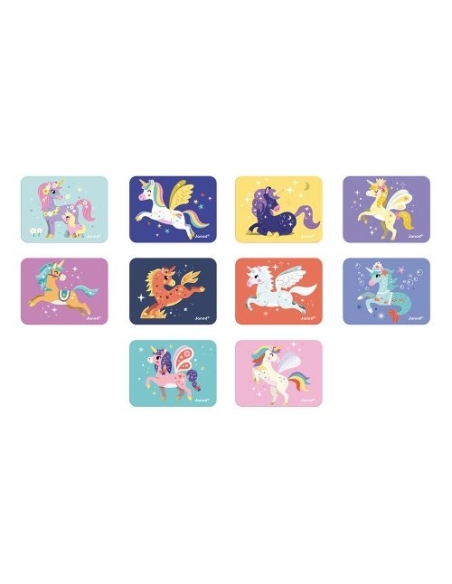 Janod Magnetna knjiga - Jednorozi