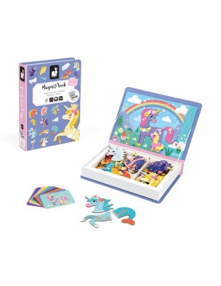 Janod Magnetna knjiga - Jednorozi