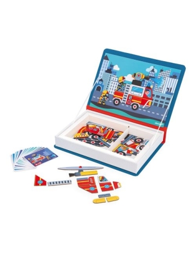 Janod Magnetna knjiga - Vatrogasci