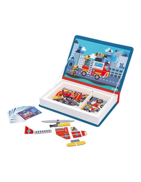 Janod Magnetna knjiga - Vatrogasci